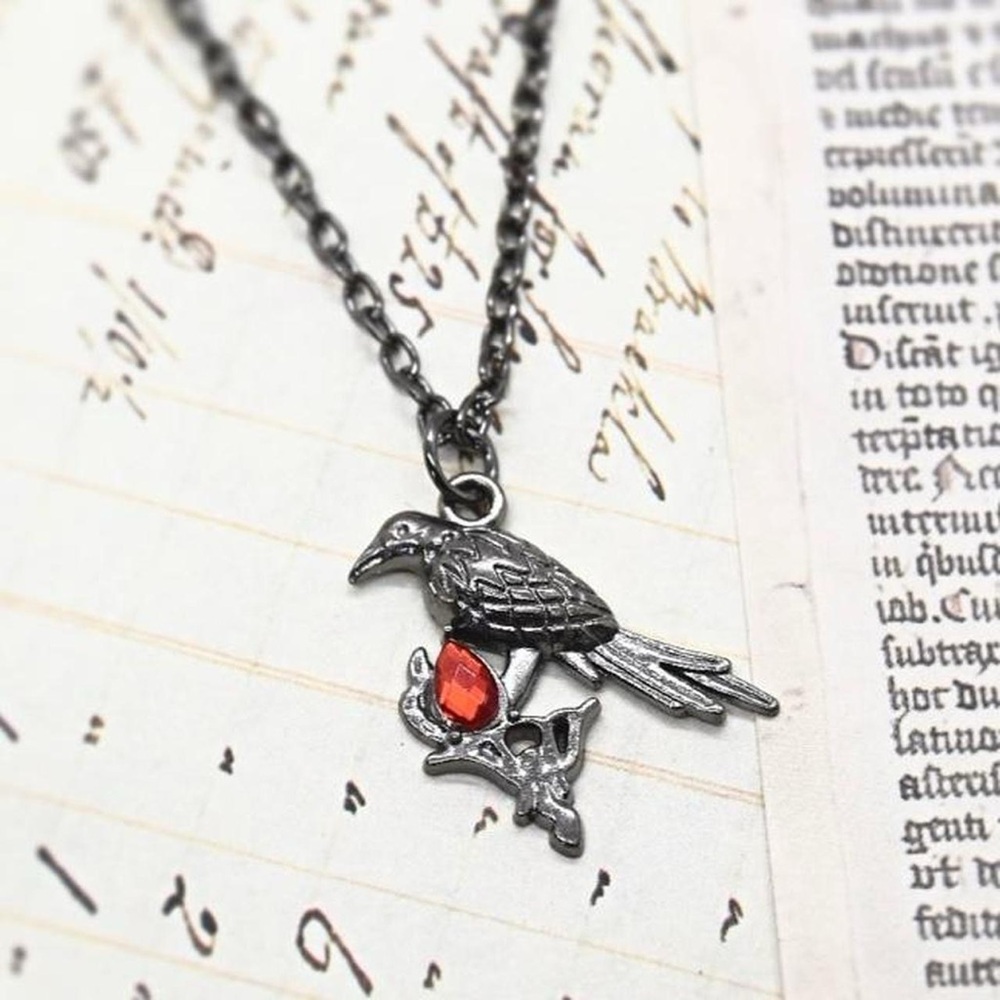 Gothic Raven Necklace